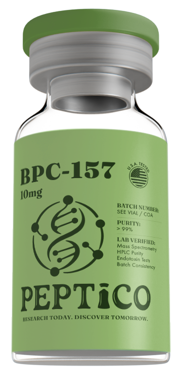 BPC-157 10mg peptide vial - transparent