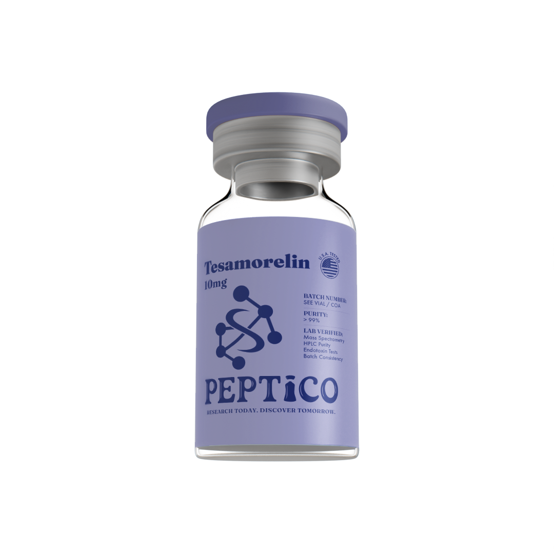 Tesamorelin 10mg peptide vial - front